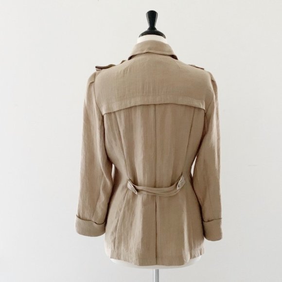 SALE YOANA BARASCHI  TAN MILITARY JACKET RARE - Picture 2 of 5